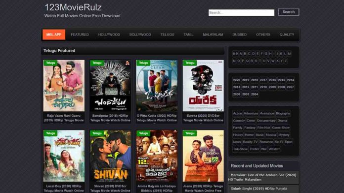 123movierulz 2022 New Telugu movies download