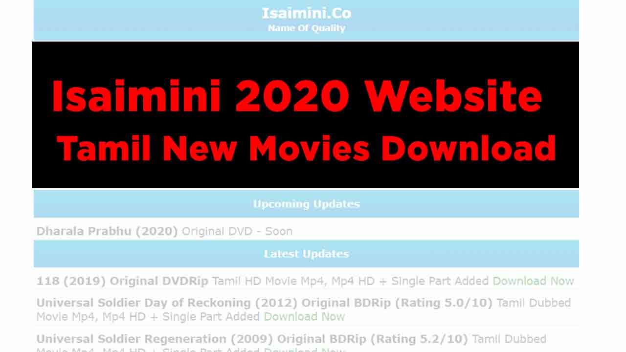 Isaimini Telugu Movies 2022: Download Telugu Full HD Movies For Free -  Trend raja