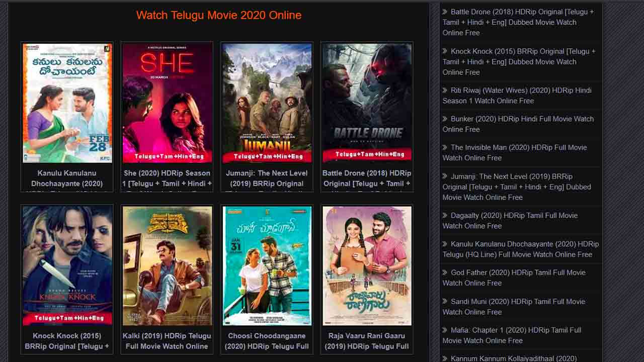 Movierulz2 2020 Download Free Telugu Movies