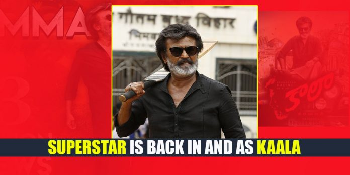 Superstar Rajini Kanth is back in and as Kaala