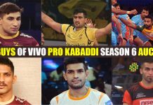 Top Buys of Vivo Pro Kabaddi Season 6 Auction Vivo Pro Kabaddi Season 6