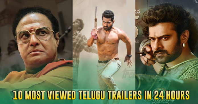Most viewed Telugu Trailers in 24 Hours