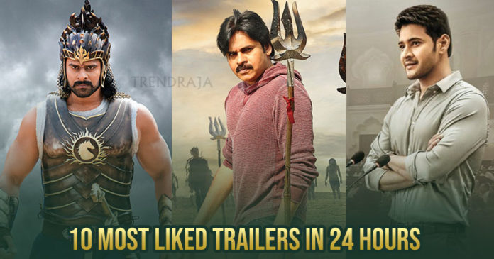 Most Liked Telugu Trailers in 24 Hours