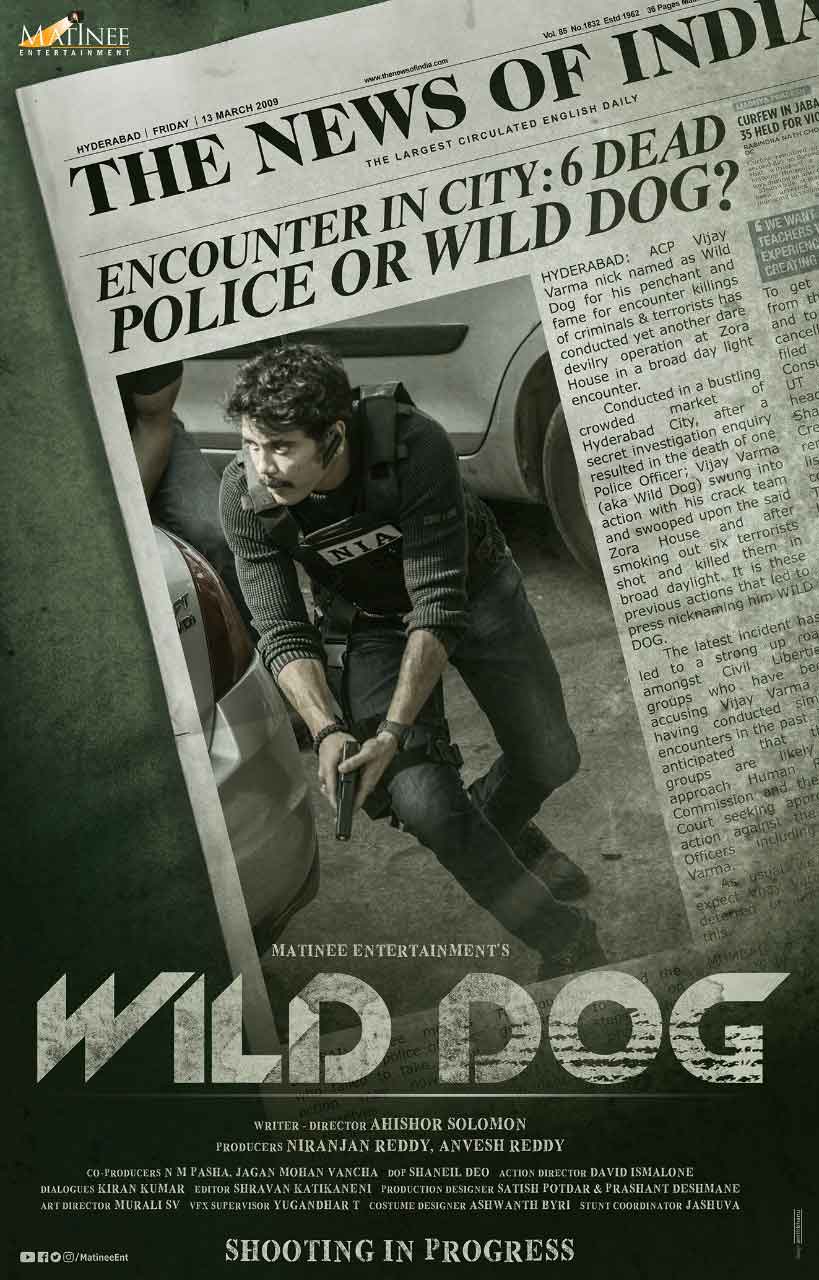 Nagarjuna Movie Wild Dog Poster