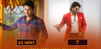 Tollywood Fastest 200K Likes Teasers