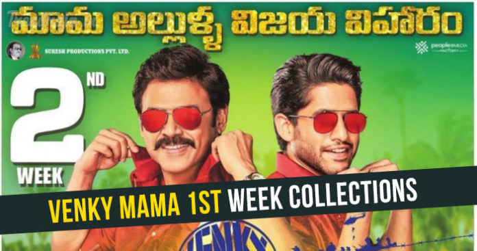 Venky Mama 1st week Collections