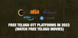 List of Free Telugu OTT Platforms in 2023