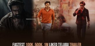 Fastest 100K, 500K, 1M Liked Telugu Trailer (Tollywood Trailer Records)
